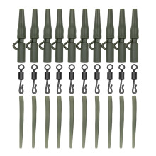 Carp Fishing Lead Clips and Tail Rubbers Tackle Set,40pcs Complete