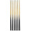 6 x 57" POOL CUES + SPARE TIPS. 1