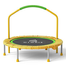 CLORIS 38'' Foldable Fitness Trampoline - Max Load 220lb, Rebounder
