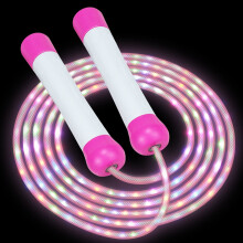 Jump Skipping Rope Kids, Adjustable Jump Rope with LED Glowing