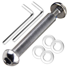 OTFAITP M8 8mm x 28mm-86mm Scooter Front Rear Axle Bolt 8.8 Grade