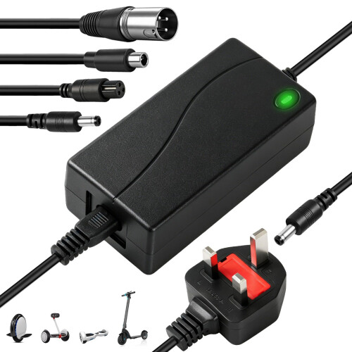 42V 2A Electric Scooter Charger, Fast Charging Hoverboard Charger