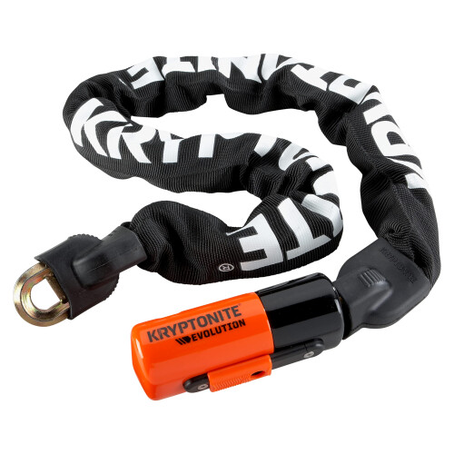 Kryptonite Kryptonite Evolution Mini Bike Chain Lock, 3 Feet Long 10mm Steel