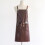 Waterproof PU Leather Apron With Adjustable Straps Multiple Pockets For Coffee color 9