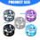 Remote Control Vehicle Wheel Hubs With Enhanced Grip Design for 1/10 Scale Use Blue 9