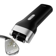 Electric Golf Club Cleaner Brush with Water,Portable Golf Brush and Groove Cleaner,800RPM Motor,60ml Tank,Type-C Rechargeable,Quick-Replace Nylon Brus
