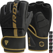 RDX MMA Gloves Grappling Sparring, Pre-Curved Martial Arts Mitts,