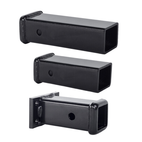 Solid Carbon Steel Trailer Coupler Adapter Sleeve Works with Various With mounting plate 2