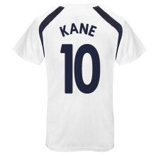 Tottenham Hotspur FC Mens Kane 10 Poly T-Shirt White