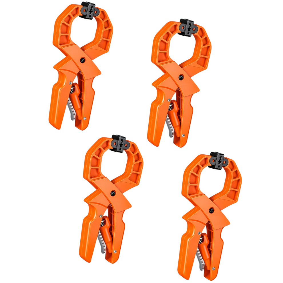 4Lots Heavy Duty Woodworking Plastic Spring Clamp Strong A Type Extra Large Orange 7755000632593