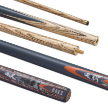 POWERGLIDE One 2-Piece Snooker Carom Cue Stick | Mako | Ash Shaft
