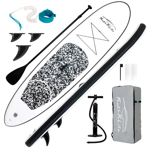 FEATH-R-LITE 10' Inflatable Ultra-Light Stand Up Paddle Board for All