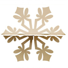 Pendurante de Armazenamento de Parede em Formato de Floco de Neve Boêmio para Casa Pingente Decorativo B