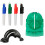 Luckious 6 PCS Golf Ball Marker Line Tool - Transparent Golf Line 1