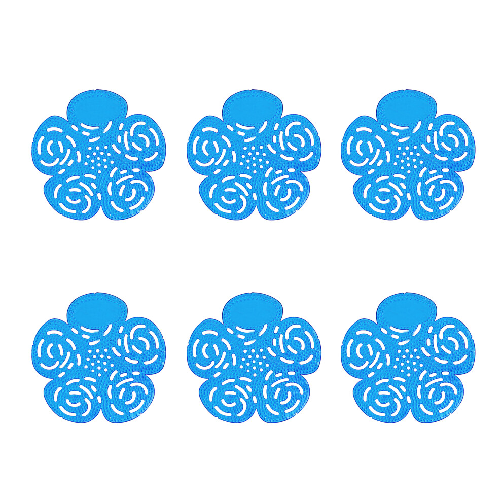 6Pcs Men Urinal Deodorizing Pad Toilet Cleaner Restroom Deodorant Plate Blue 7755000623003