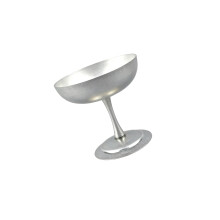 Elegant 304 Stainless Steel Pedestal Bowl for Cake and Snacks Dessert Plate C