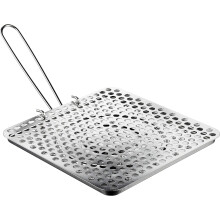 ibili 810400 "Clasica" Foldable Tin Plate Bread Toaster, Silver, 20 x