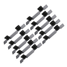 10Pcs Concealed Stair Stringer Hangers Stringer Mounting Upgrades for 2X12