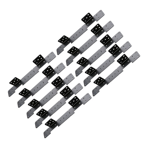 10Pcs Concealed Stair Stringer Hangers Stringer Mounting Upgrades for 2X12