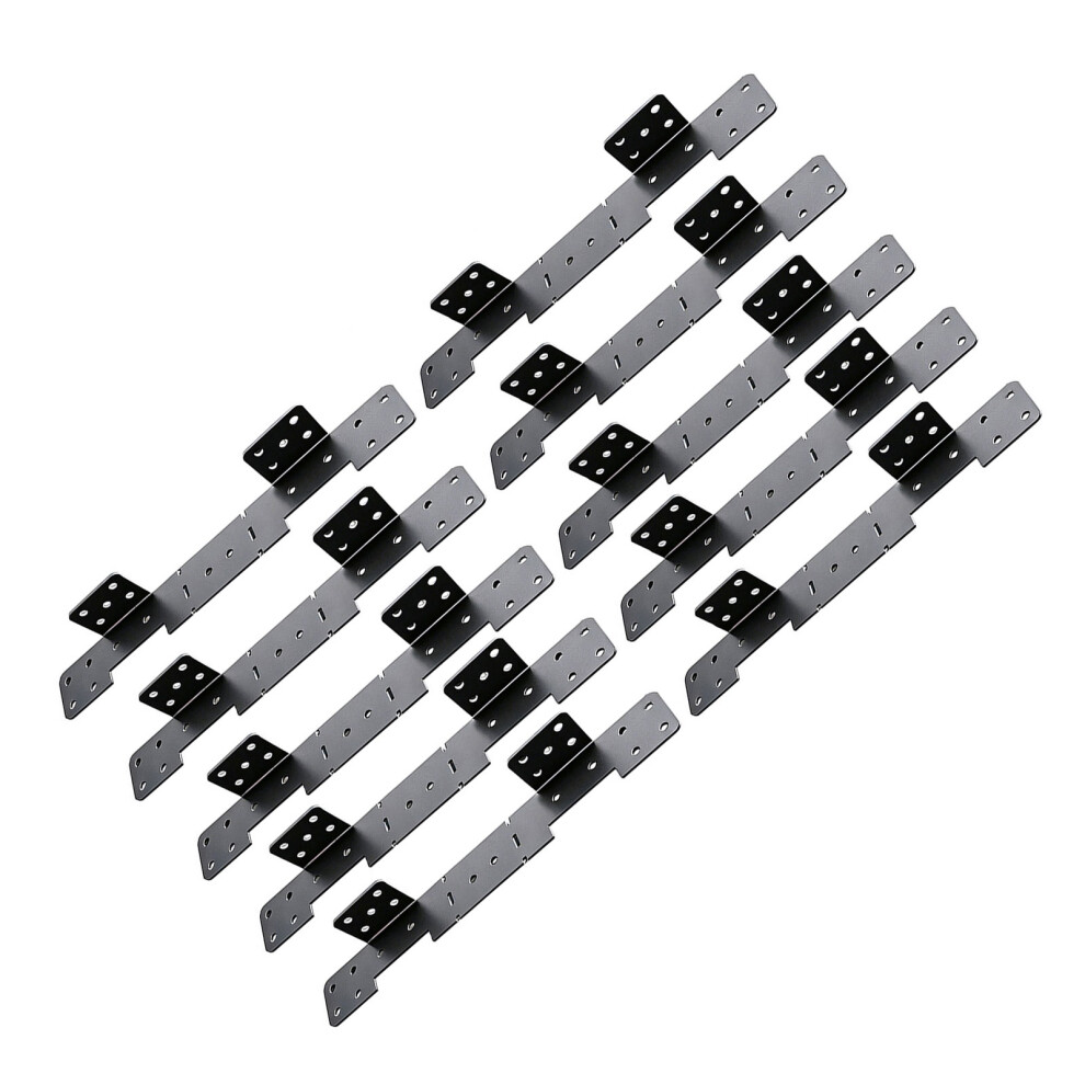 10Pcs Concealed Stair Stringer Hangers Stringer Mounting Upgrades For 2X12 7755000646187