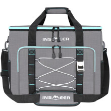 INSMEER Large Cool Bag 55L XXL Foldable Insulated Cooler Bag Family Coolbox