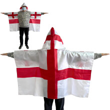 World Cup Football 2026 England Flag Hooded Cape St Georges Flag for
