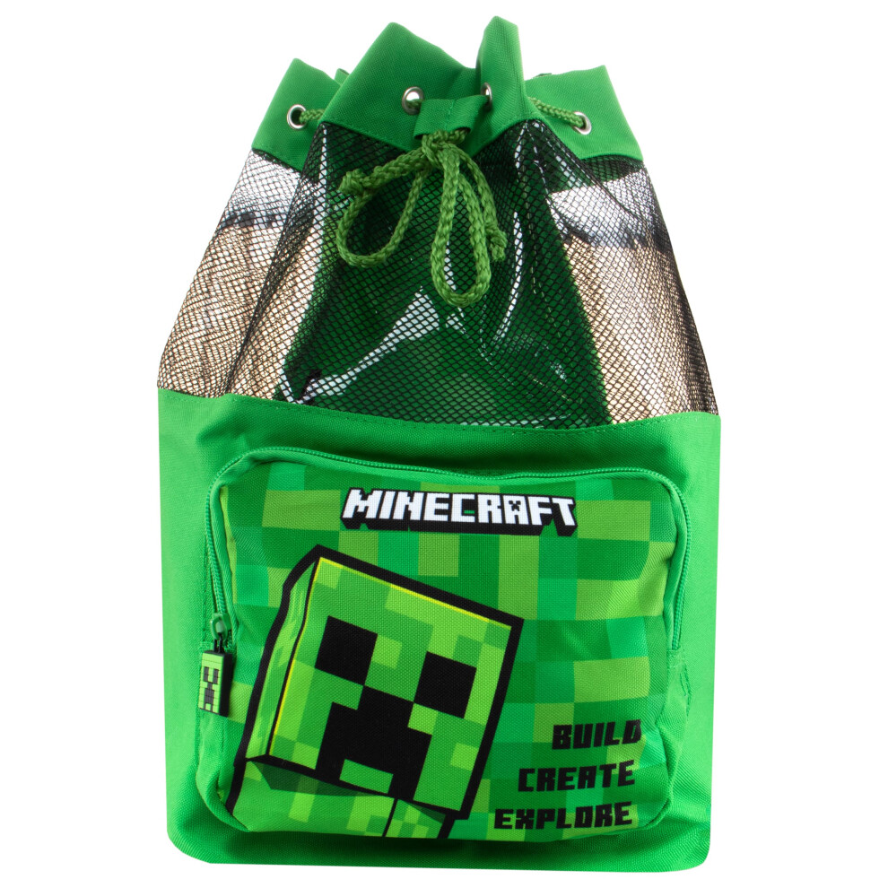 Minecraft Swimming Bag | Creeper Boys Swim Bag | Children’s Swimming
