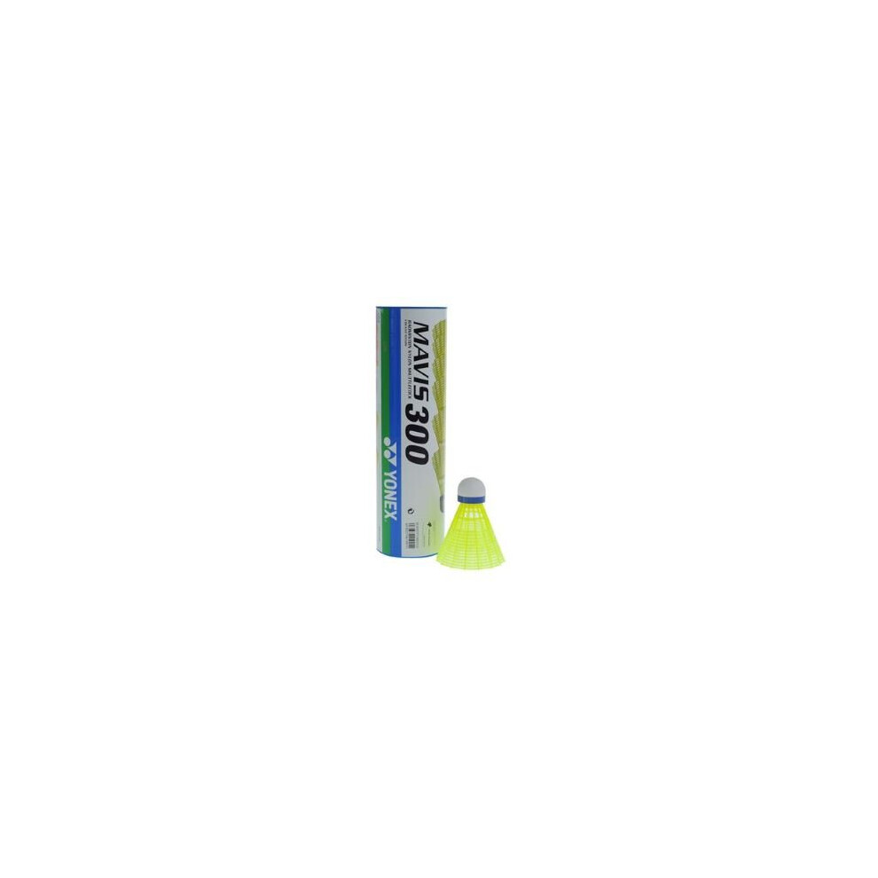 Yonex Mavis 300 Badminton Cork Base Shuttlecocks Yellow
