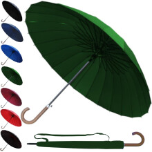 60MPH StormDefender 24 Rib Windproof Strong Umbrella - Large Umbrella