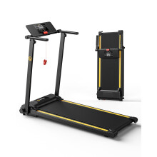UREVO Treadmills for Home Foldable with 12 HIIT Modes, 1-10 KM/H