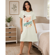 (16 - 18, Harry Potter ? Sage) Ladies Cotton Character Nightshirt Sleep Tee