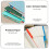 Professional 2026 Academic Planner Notebook For Schedules Task Plans Green and light gree 9