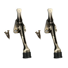 Adjustable Door Holder Kickdown Door Stop Zinc Alloy Doorstop Enduring Bronze