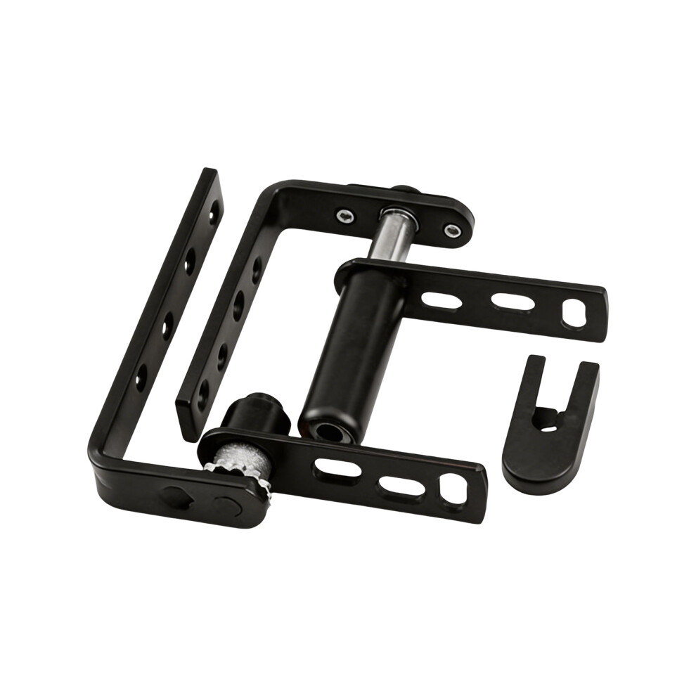 Stainless Steel Concealed Door Pivots Hinges 360 Degree Rotating Shaft Black Middle 7755000577177