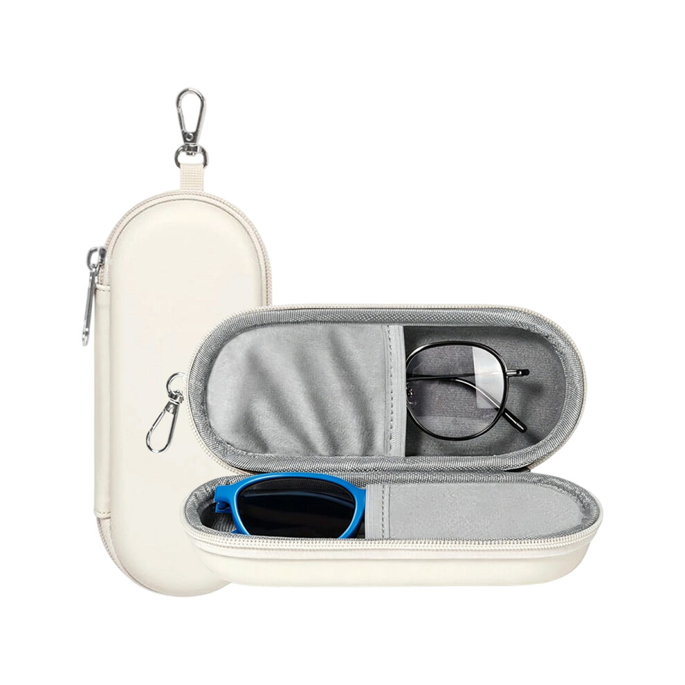 Shades Holder Pouch For Camping Eyeglasses Case Sunglasses Holder Pouch Beige