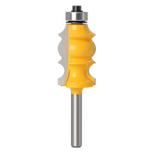 Architectural Molding Router Bit Decorative Carving Drilling Bit Corner Profile Cutting Milling Cutter 1/4 Shank