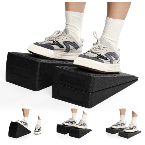 Yesland 3 Pcs Slant Board for Calf Stretching, 5 Adjustable Angles