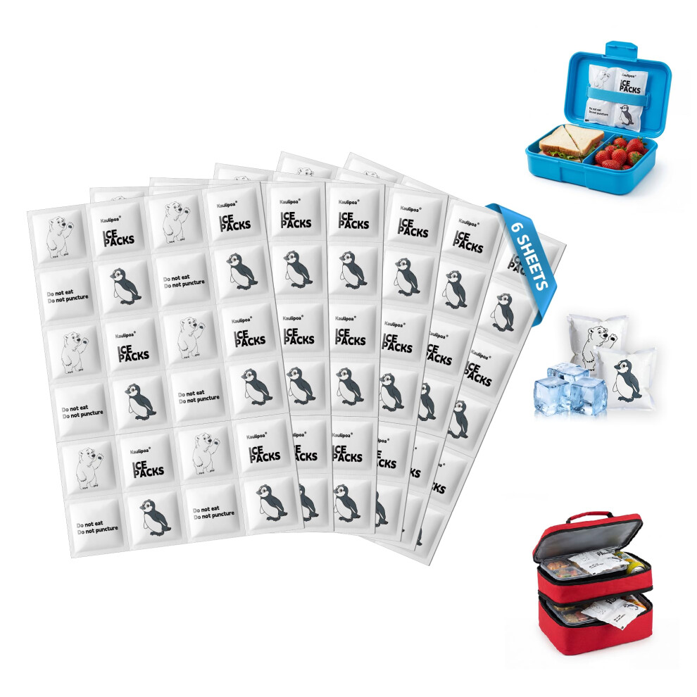 Photos - Other for Recreation Kaulipoa Ice Packs for Cool Bags & Cool Boxes, 6 Sheets Cut-to-Size