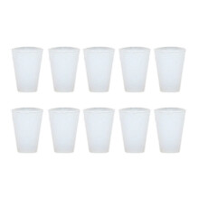 Pack of 10 Flexible Silicone Corks for Test Tubes Bottles & Chemical Container No. 000