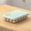 Egg Holder for Refrigerator Household Egg Box, Preservation Box, Transparent Plastic Storage Box, Egg Storage Box White 3