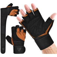 RDX Weight Lifting Gloves with Wrist Support, 50 CM Long Straps Anti