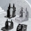 Metal Label Barcode Printer Stand for ZD888T ZD421 Barcode Printer Accessories BK Small 11