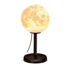 3D Moon Lamp Bedside Table Lamp for Bedroom - Dimmable Bedside Lamps Small Lamp LED Desk Light for Bedroom, Home, Dorm