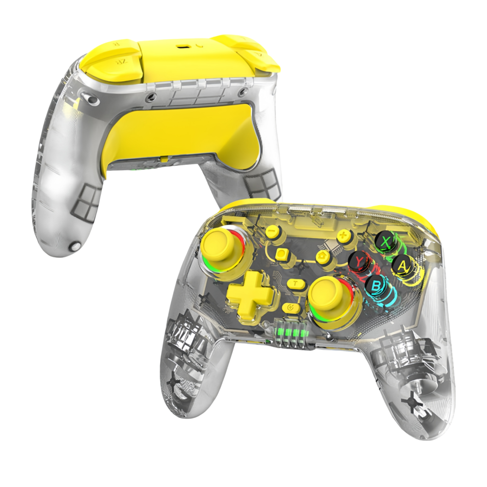 (Yellow) Wireless Controller Joystick For Nintendo Switch Ps4 Pc Android Ios Gamepad Yellow 6929764142648