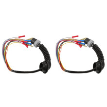 2X Car Rear Door Wiring Harness Car Door Cable Repair Kit 13142399 13142400 for  Astra H Caravan