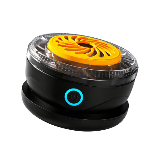 Powerful Fruit Vegetable Cleaning Machine Plastic Texture Quiet Operation black