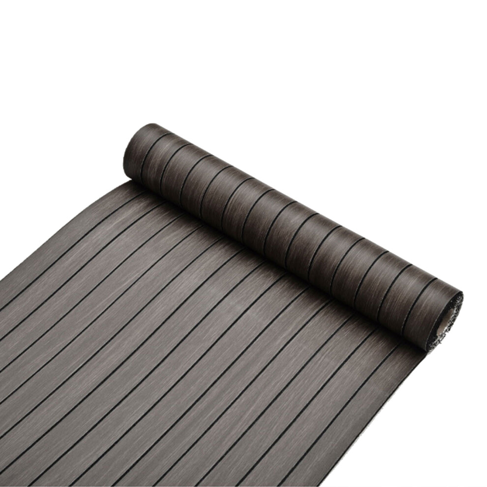Modern Wallpaper 40X300cm Wood Pattern Waterproof Adhesive Vinyls Wall Sticker Coffee 7755000646613