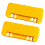 High Strength Plastic Honeycombs Scraper Tool Ergonomic Handle For Beekeeping Yellow 1