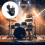 Metal Bass Drum Lifter Platform Sturdy Drum Risers Adjustable Height Stable 5