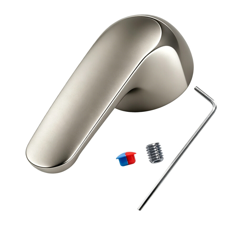 Single Metal Lever H79 Shower Handle Replacement With Ergonomic Grip Enduring Nickel 7755000565587